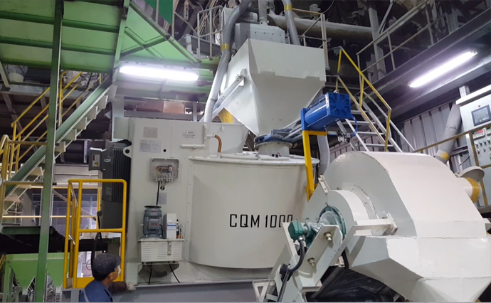 intensive refractory mixer
