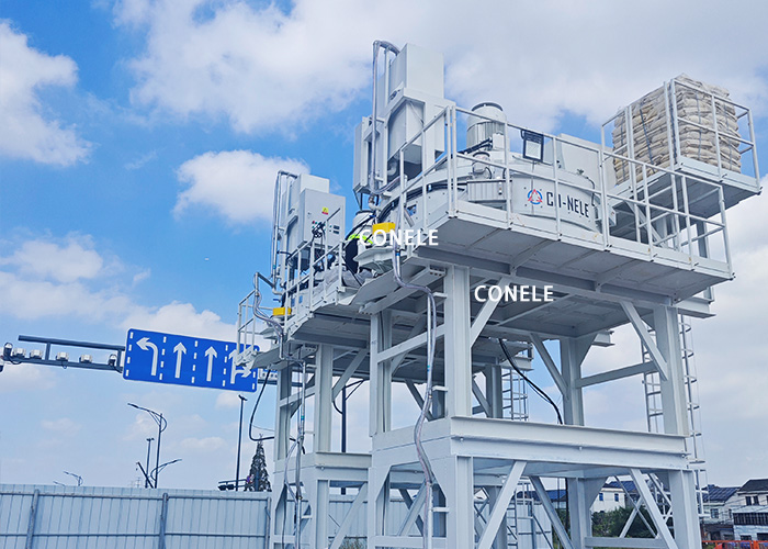 UHPC Fast-moving Batching Plant for C120 Concrete Road Paving